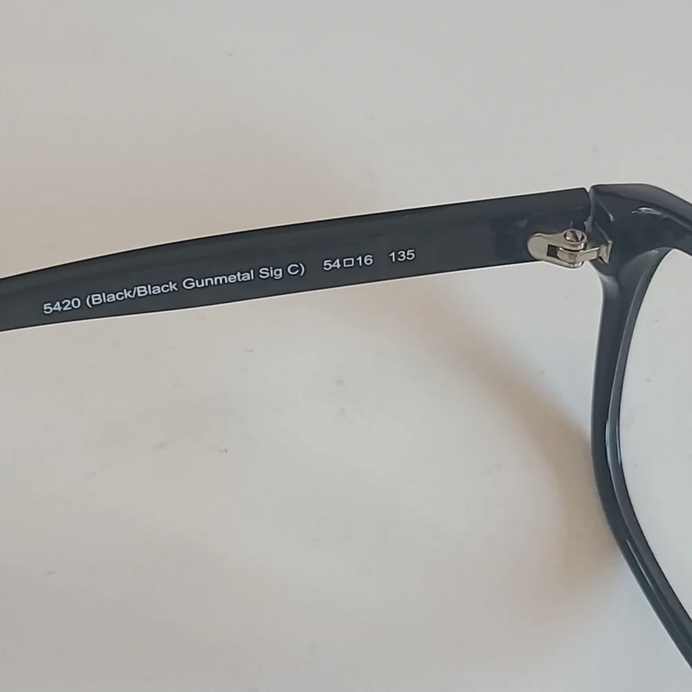 Coach HC6094 Womens Plastic Eyeglass Frame 5420 Black Black Gunmetal 52-19